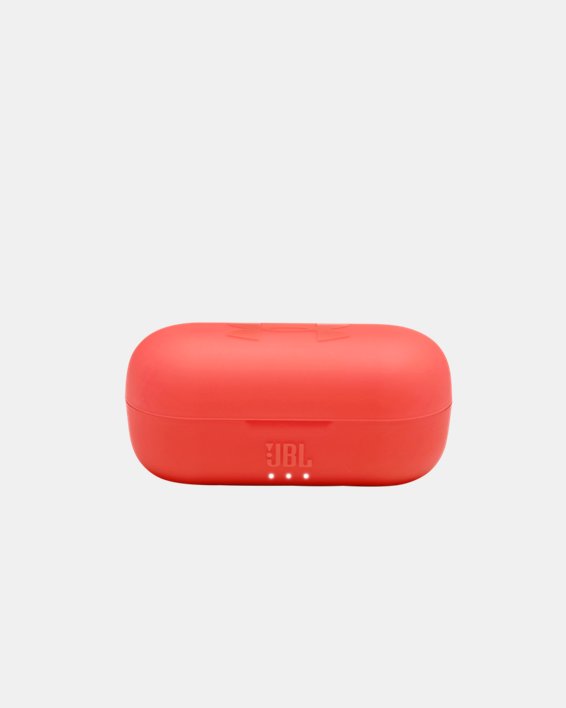 UA True Wireless Streak Headphones, Red, pdpMainDesktop image number 4